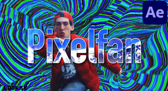 像素路径拉伸弯曲变形失真视觉特效AE插件 Pixelfan v1.0.3 Win/Mac