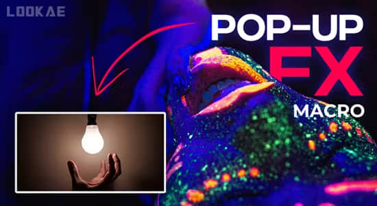 画中画小弹窗展示动画特效达芬奇模板 Pop Up Effects