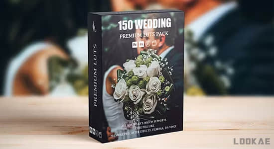 150个专业婚礼电影LUTs视频调色预设 Professional Cinematic Wedding LUTs for Filmmakers
