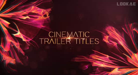 AE模板-大气电影预告片文字标题开场片头 Cinematic Trailer Titles