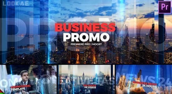PR模板-科技感公司企业促销图文介绍展示动画 Business Promo