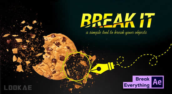 AE脚本-自定义爆炸粉碎破碎动画效果 Break It! v1.6.0+使用教程