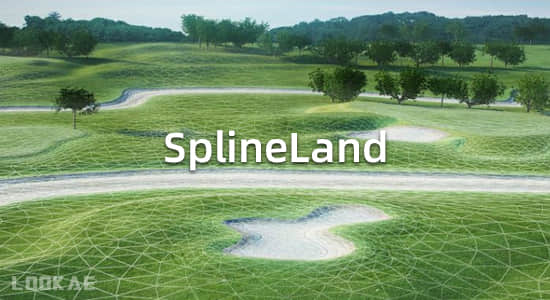 三维地形路面模拟制作3DS MAX插件 SplineLand V1.054