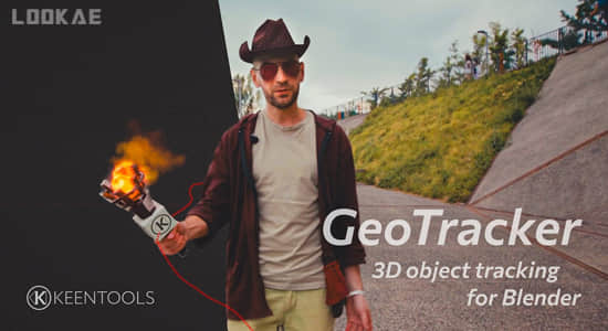 Blender插件-三维对象运动跟踪工具 Facebuilder and GeoTracker 2023.2.0