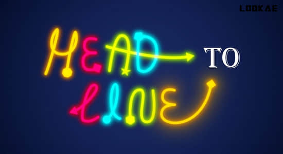 路径线条生长箭头动画AE脚本 Head to Line v1.1+使用教程