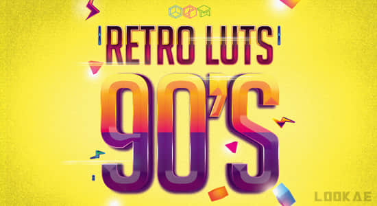 90年代复古怀旧电影LUTs调色预设 Retro 90s LUTs