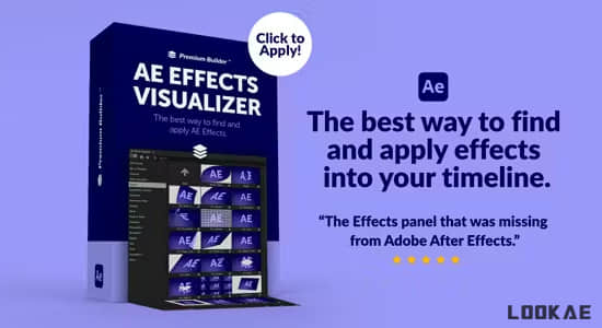 AE脚本-290种视觉特效可视化预设 Effects Visualizer