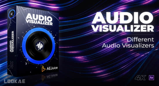 音频可视化创意图形动画AE/PR模板 Audio Visualizer