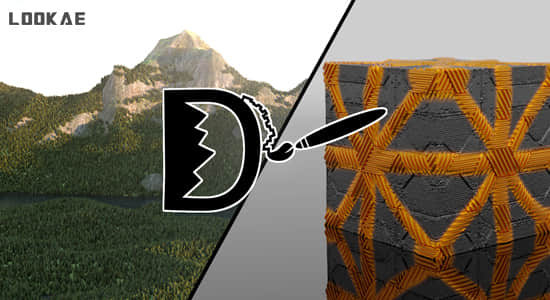 三维地形高度置换绘制Blender插件 Displace Painter V1.1+使用教程