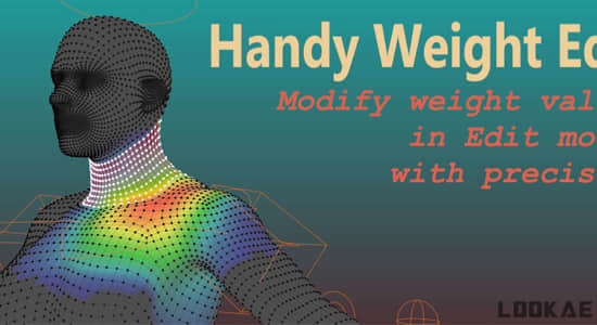 模型权重编辑Blender插件 Handy Weight Edit V1.2.2