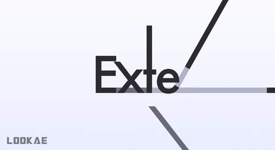 AE脚本-路径延长拉伸扩展工具 Exte V1.0 Win/Mac