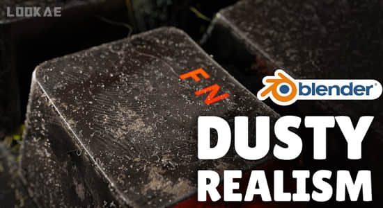 三维模型表面灰尘污渍资产Blender预设 Dustify