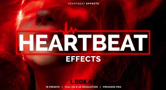 紧张心跳视觉特效AE/PR预设 Heartbeat Effects