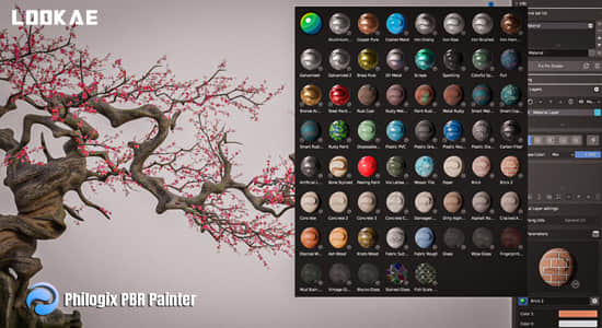 Blender插件-贴图分层绘制 Philogix Pbr Painter V4.2.3