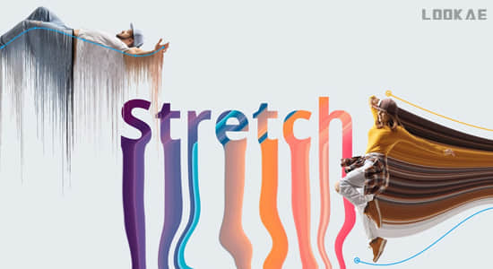 Mac苹果版AE插件-画面像素拉伸变形拖尾视觉特效 Stretch 1.0a