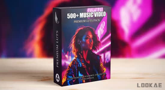 500组电影音乐视频LUTs调色预设 Cinematic Music Video LUTs Bundle