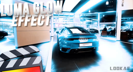 FCPX插件-8组视频亮度发光辉光特效 Luma Glow Effect