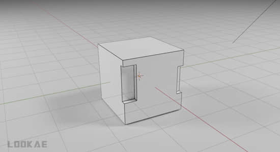 模型边框线条着色器资产Blender预设 Basic Edge Shader