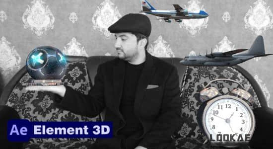 AE教程-学习使用E3D插件制作影视特效 Element 3D Plugin Complete Course