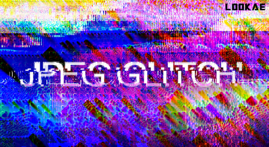 中文汉化AE/PR插件-使用JPEG压缩算法创建故障花屏损坏特效 JPEG glitch V1.0.6 Win