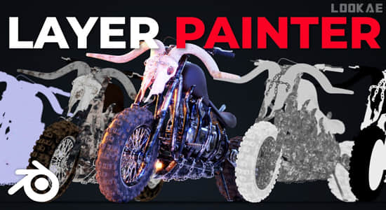 分层材质绘制Blender插件 Layer Painter v2.1.0