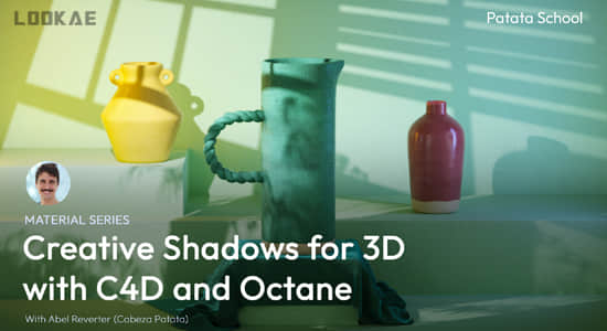 C4D教程-创意真实投影阴影制作 Creative Shadows in Cinema 4D & Octane
