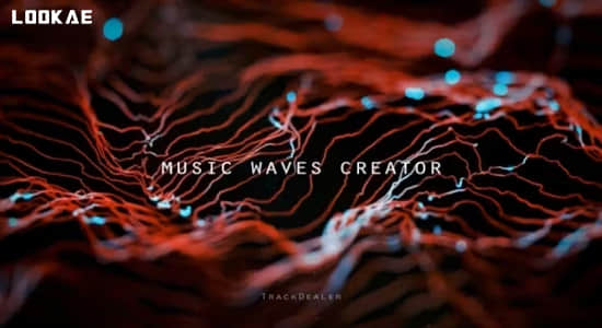 AE模板-音频可视化波浪线条视觉效果动画 Music Waves Creator v1.1