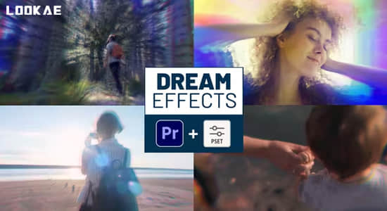 PR模板-迷幻梦境棱镜重影视觉特效预设 Dream Effects