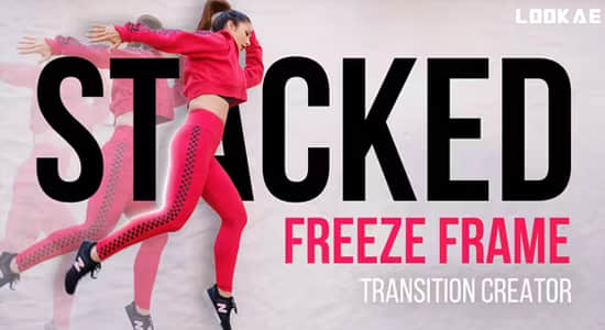 达芬奇插件-堆叠式冻结帧视频转场过渡预设 Stacked Freeze Frame Transitions