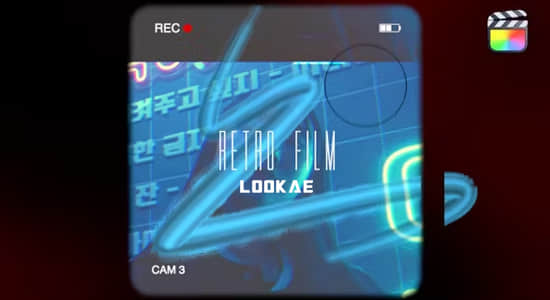 FCPX插件-10组个复古电影刮痕纹理闪烁转场过渡 Retro Film Transitions