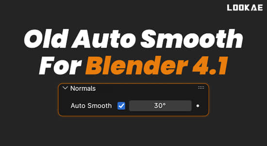 Blender插件-使用老版本软件的自动平滑控制 Old Auto Smooth v1.0.2