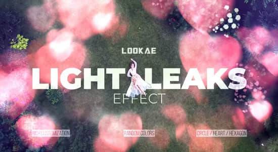 达芬奇插件-唯美镜头漏光散景光晕视觉特效预设 Light Leaks Effect