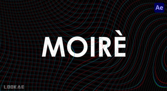 AE脚本-视频摩尔纹视觉特效 Moiré V1.8+使用教程