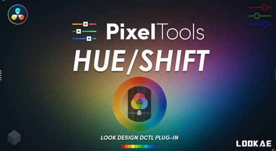 达芬奇插件-色相偏移视频调色节点预设 PixelTools hueShift DCTL Plug-In