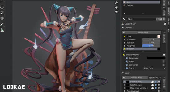 贴图图层管理Blender插件 Ucupaint V1.2.10