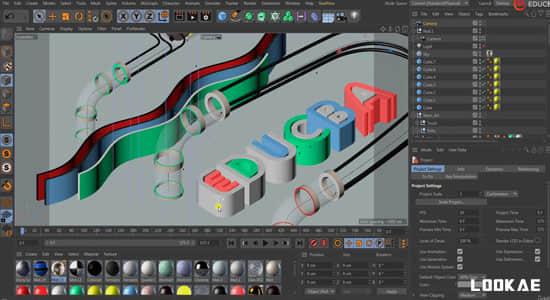 C4D教程-学习制作三维建模贴图渲染动画基础 Maxon Cinema 4D From Basics to Advanced 3D Animation