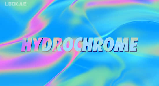 Mac苹果版-抽象流动背景动画AE/PR插件 HydroChrome v1.1.0