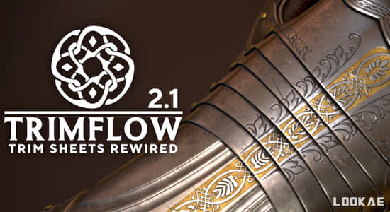 Blender插件-贴画纹理路径绘制工具 Trimflow V2.0+使用教程