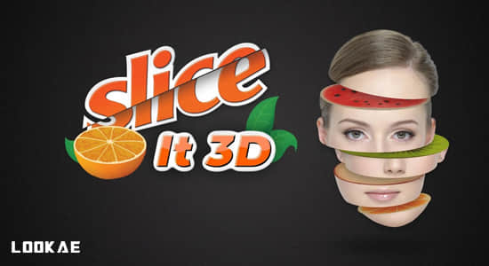 AE脚本-模拟3D切片效果 Slice It 3D v1.1.2+使用教程