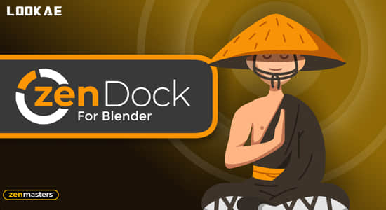 Blender插件-自定义功能按钮管理控制 Zen Dock V1.2.1.7