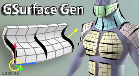 Blender插件-轻松创建遮挡网格并绘制表面 GSurface Gen v1.1+使用教程