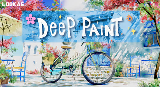Blender插件-蜡笔三维场景空间立体绘画 Deep Paint Pro v2.0.1