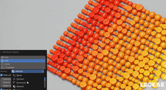 Blender插件-分类排列工具 Distribute & Sort Tool V1.0.7