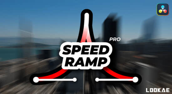 达芬奇插件-视频变速运动缩放旋转抖动闪光特效 Speed Ramp Pro
