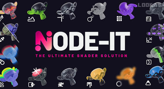 Blender插件-着色器节点预设包 Node-It v1.0