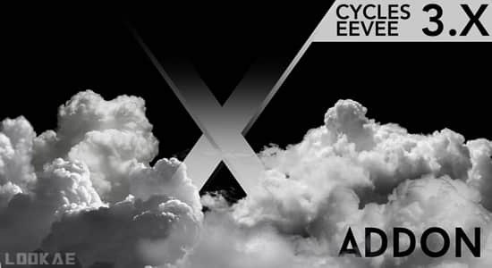 Blender插件-云朵模型云层生成器 X-Clouds V1.0