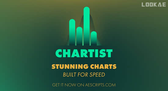 AE脚本-条形折线图信息数据图表生成制作 Chartist v1.1+使用教程