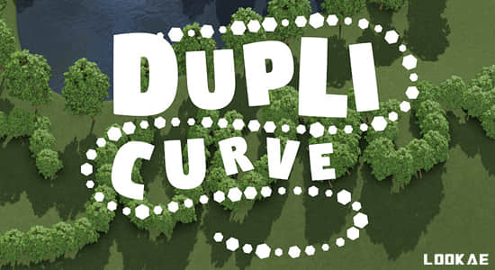 Blender插件-路径模型分布工具 Dupli-Curve v3.6.0