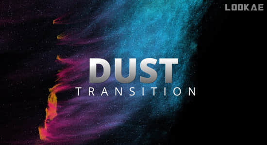 AE插件-粉尘粒子消散溶解转场过渡特效 Dust Transition V1.0.2 Win