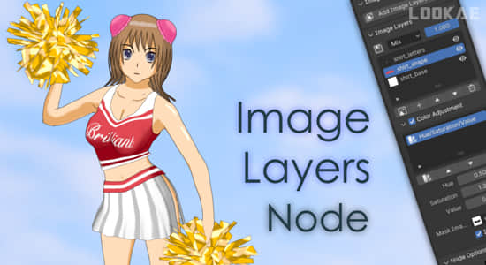 Blender插件-多张图片混合工具 Image Layers Node V1.3.1